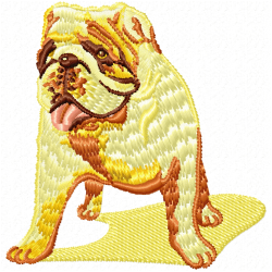Dogs Embroidery Design 6